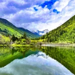四姑娘山双桥沟秀丽风景