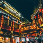 成都锦里古街夜色